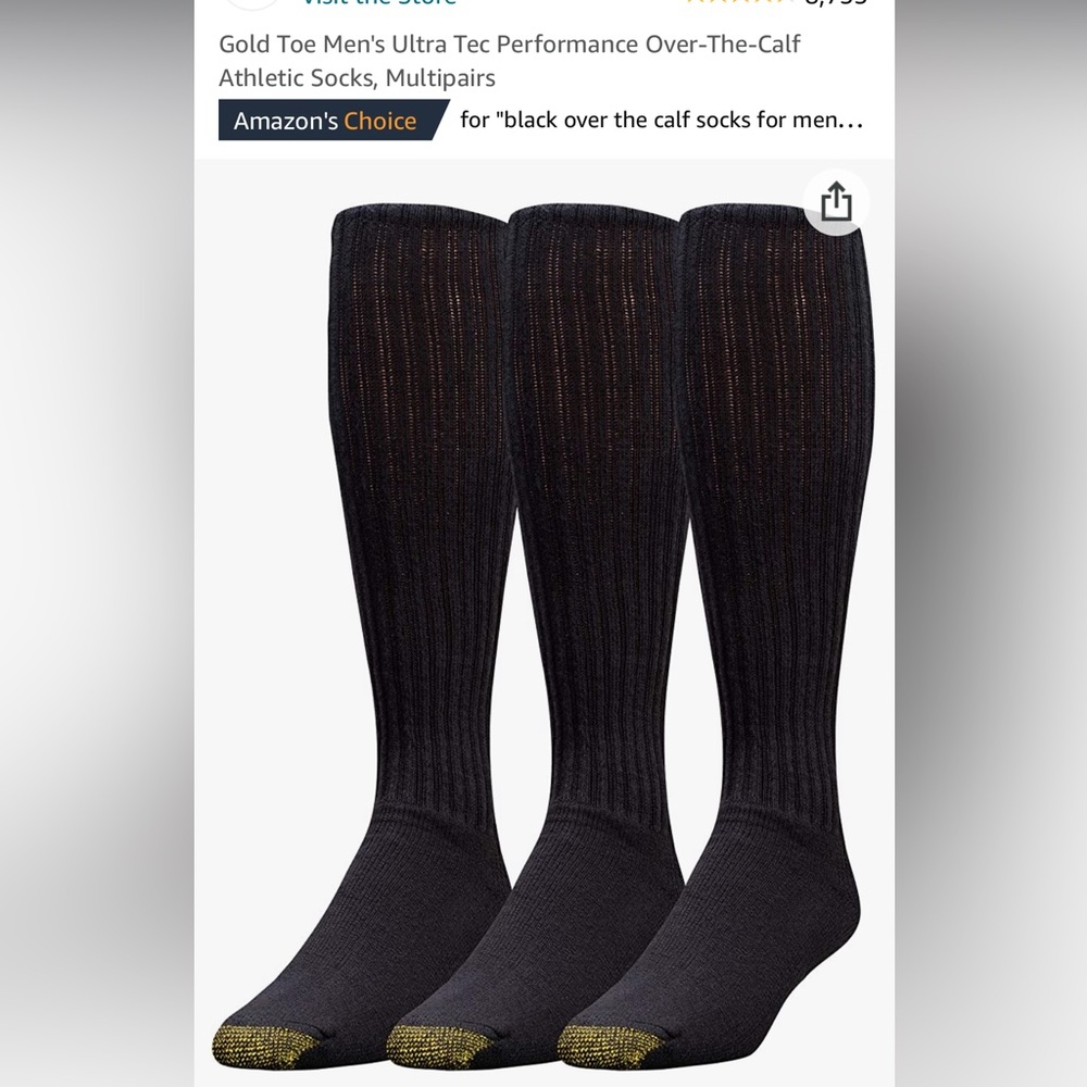 Gold Toe Over the Calf GTec Socks